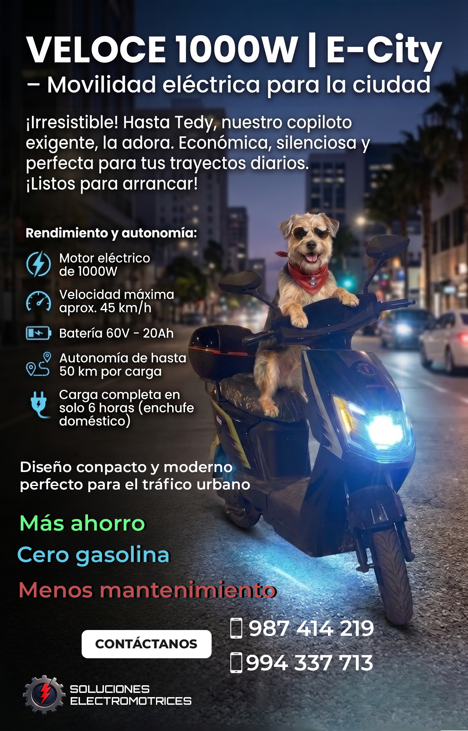 Moto Electromotriz Modelo 1